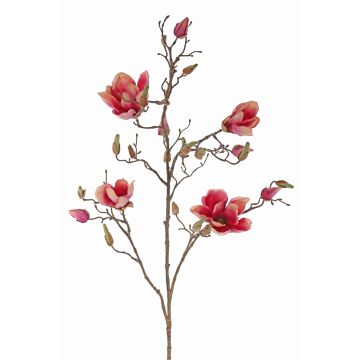 Magnolia artificial LORA, rosa-rosa, 110cm, Ø10-12cm