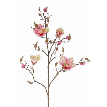 Magnolia artificial LORA, rosa crema, 110cm, Ø10-12cm
