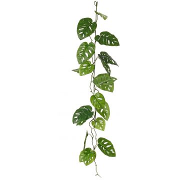 Planta colgante artificial de Philodendron Monstera Deliciosa CASTOR, 115cm