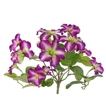 Petunia artificial SINDY en vara de fijación, verde lila, 30cm, Ø30cm
