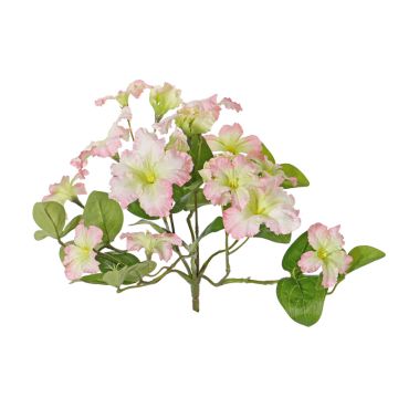 Petunia artificial SINDY en vara de fijación, rosa crema, 30cm, Ø30cm