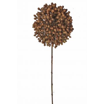 Ajo ornamental artificial BOCELLI, marrón, 70cm, Ø14cm