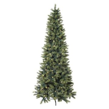 Árbol artificial abeto delgado DUSMA, LED, 150 cm