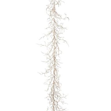 Guirnalda artificial de coral UBARAN, champán, 185 cm