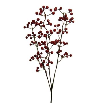 Rama decorativa de bayas falsas FLOMER, bayas, rojo, 60 cm