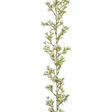Guirnalda de flores artificiales de jazmín GREBOS, blanca, 190 cm