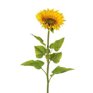 Flor decorativa girasol MERKIN, amarilla, 110 cm, Ø 22 cm