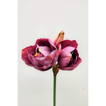 Flor artificial de amarilis MAURINE, violeta, 80 cm