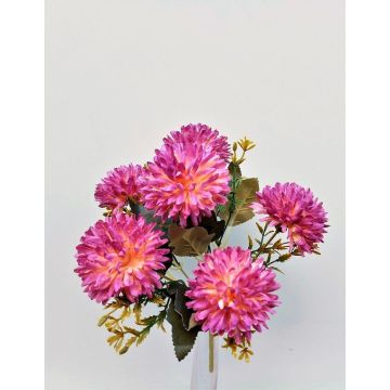 Dalia decorativa SALAMITUS en varilla, violeta-albaricoque, 30 cm