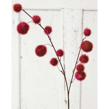 Rama decorativa de euforbia ELAENA, frutos, rojo burdeos, 100 cm Rama decorativa de euforbia ELAENA, frutos, rojo burdeos, 100 cm