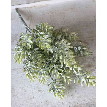 Arbusto de lúpulo artificial HASSO, varilla de ajuste, verde-blanco, 30cm