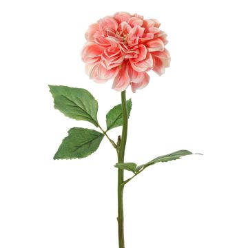 Dalia artificial TINKALA, rosa pálido, 60 cm, Ø 11 cm
