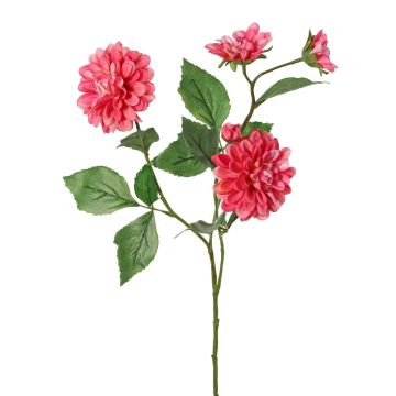 Rama decorativa de dalia artificial QUINKA, rosa oscuro, 70 cm