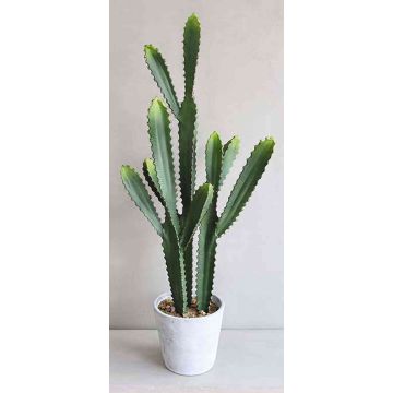 Cactus cereus artificial CLYDE en maceta de hormigón, verde, 85cm