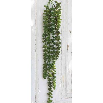 Planta colgante de senecio artificial TAMARO, en vara de fijación, verde-rojo, 60cm