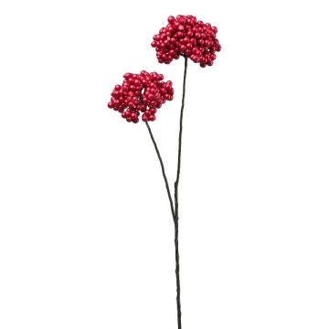 Rama decorativa de saúco KULVEN, bayas, roja, 70 cm Rama decorativa de saúco KULVEN, bayas, roja, 70 cm