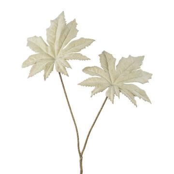 Rama artificial de Aralia JOMLER, crema-gris, 50 cm Rama artificial de Aralia JOMLER, crema-gris, 50 cm