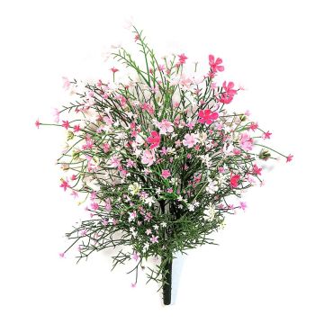 Flor artificial de gypsophila en varilla, crossdoor, rosa-rosa, 45 cm