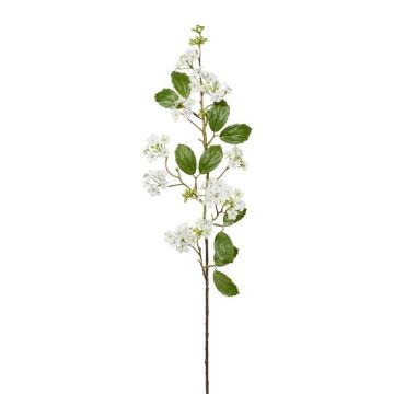 Rama decorativa de bola de nieve WANDYM, blanca, 85 cm