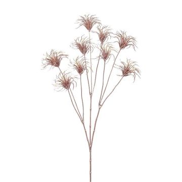 Semillas artificiales de clemátide HARWAY, rosa dorado, 75 cm, Ø 7 cm