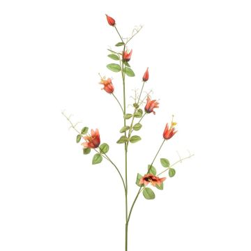 Rama decorativa de clemátide LENOMA, naranja, 115 cm