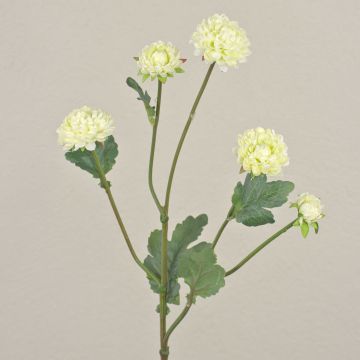 Crisantemo artificial RYON, blanco, 70cm, Ø3-5cm