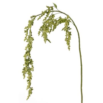 Amaranto artificial ASMEN con flores, verde, 145cm