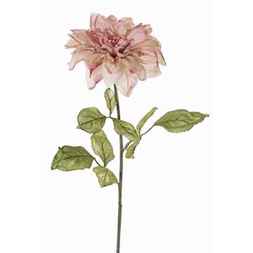 Dalia artificial MAERA, rosa antiguo-blanco, 70cm, Ø17cm