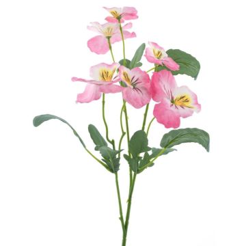 Rama decorativa pensamientos SIREL, rosa-amarilla, 65 cm