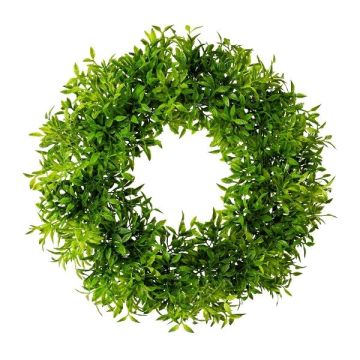 Corona decorativa de mirto LENRE, verde, Ø 30 cm