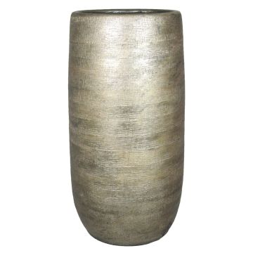 Florero de cerámica AGAPE con grano, dorado, 60cm, Ø29cm