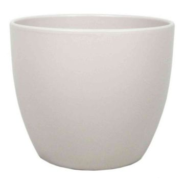 Macetero para plantas de cerámica TEHERAN BASAR, beige-mate, 13,5cm, Ø15,5cm