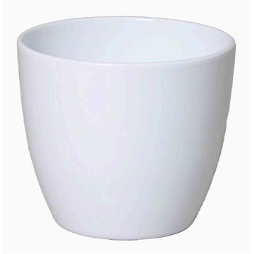 Macetero de cerámica para plantas pequeñas TEHERAN BASAR, blanco, 6cm, Ø7,5cm