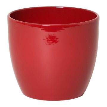 Macetero de cerámica para plantas TEHERAN BASAR, rojo vino, 12cm, Ø13,5cm