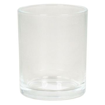 Portavelas MALI, vidrio, transparente, 7,2 cm, Ø 6 cm