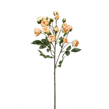 Rama de rosas falsas TOSSA, albaricoque, 55 cm
