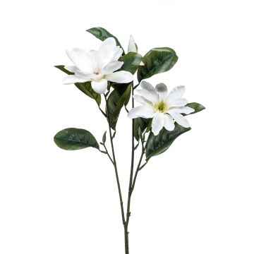 Magnolia de plástico BEGUR, blanco, 80cm