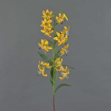 Lirio de tigre artificial ARAMAIO, amarillo, 80cm