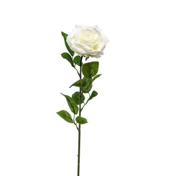 Rosa de plástico PEZOS, crema, 60cm