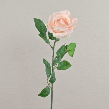 Rosa de plástico PEZOS, rosa tenue, 60cm
