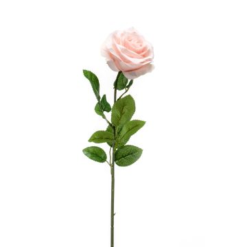 Rosa de plástico PEZOS, rosa tenue, 60cm