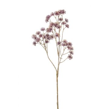 Rama falsa de aralia JESSIKA con flores, lila, 85cm
