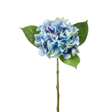 Flor de hortensia textil AMARILDO, azul, 45cm