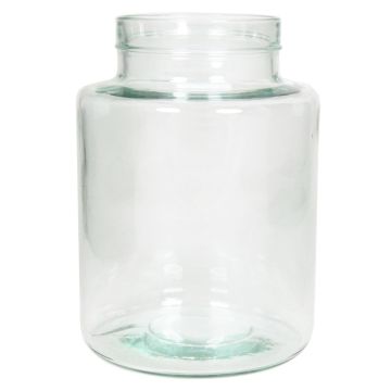 Farol de vidrio VALENTIA, transparente, 20cm, Ø14,5cm