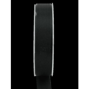Cinta decorativa de poliéster WIARA, negra, 50 m, 25 mm Cinta decorativa de poliéster WIARA, negra, 50 m, 25 mm