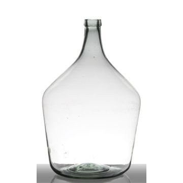 Garrafa JENSON, vidrio, reciclado, transparente-verde, 50cm, Ø34cm, 25L