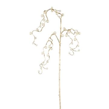 Rama decorativa de bayas falsas VENTOR, colgante, champán, 105 cm