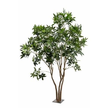 Árbol artificial de pachira RAXELI sobre base, troncos artificiales, verde, 285 cm