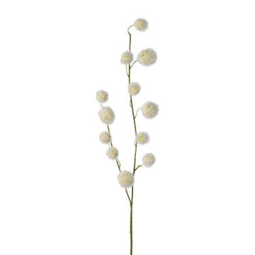 Rama artificial de euforbia globosa YANIKA, con frutos, blanca, 105 cm Rama artificial de euforbia globosa YANIKA, con frutos, blanca, 105 cm