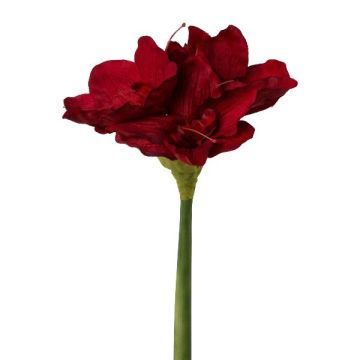 Flor artificial amarilis WELBA, rojo oscuro, 65 cm